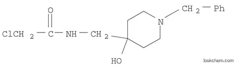 Molecular Structure of 1169699-63-1 (N-((1-benzyl-4-hydroxypiperidin-4-yl)Methyl)-2-chloroacetaMide)